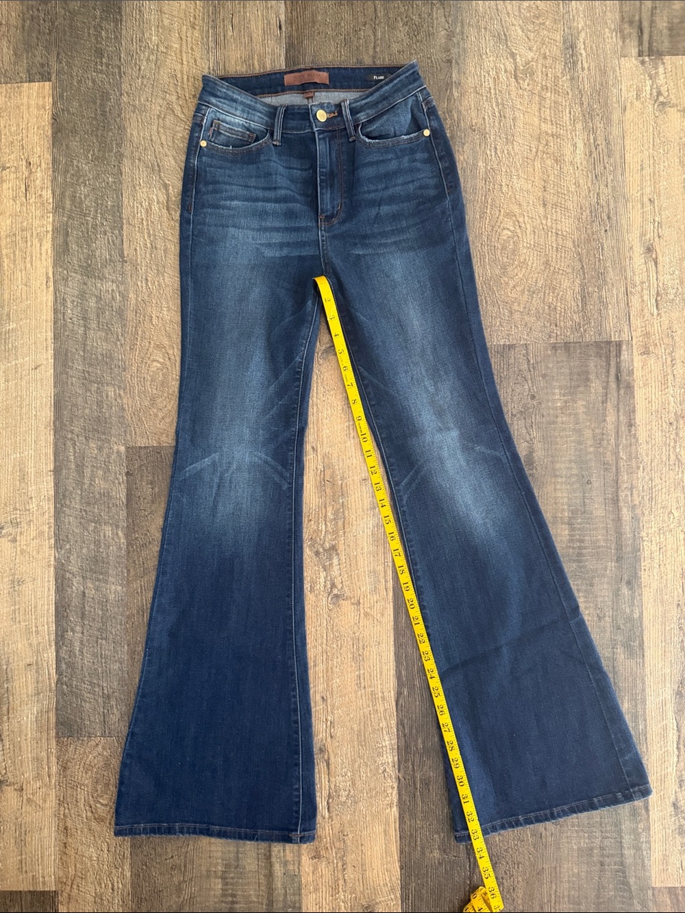 Judy Blue Deep Indigo Flare Jeans 3/26